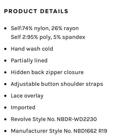 REVOLVE NBD Love My Way Tiered White Lace Gown XS - Picture 6 of 6